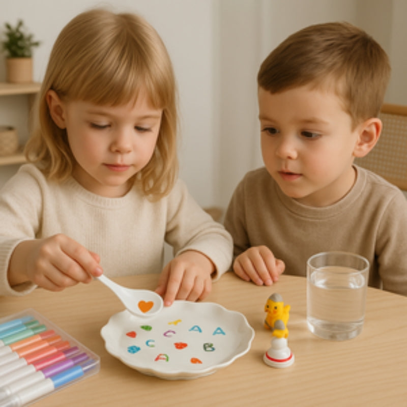 AquaSketch – Set de pixuri pentru desen pe apă cu linii de cerneală plutitoare și capete rotunjite