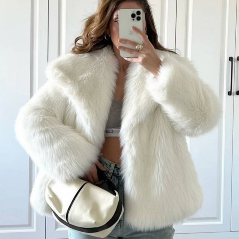 Reese - Cappotto a maniche lunghe con scollo a V
