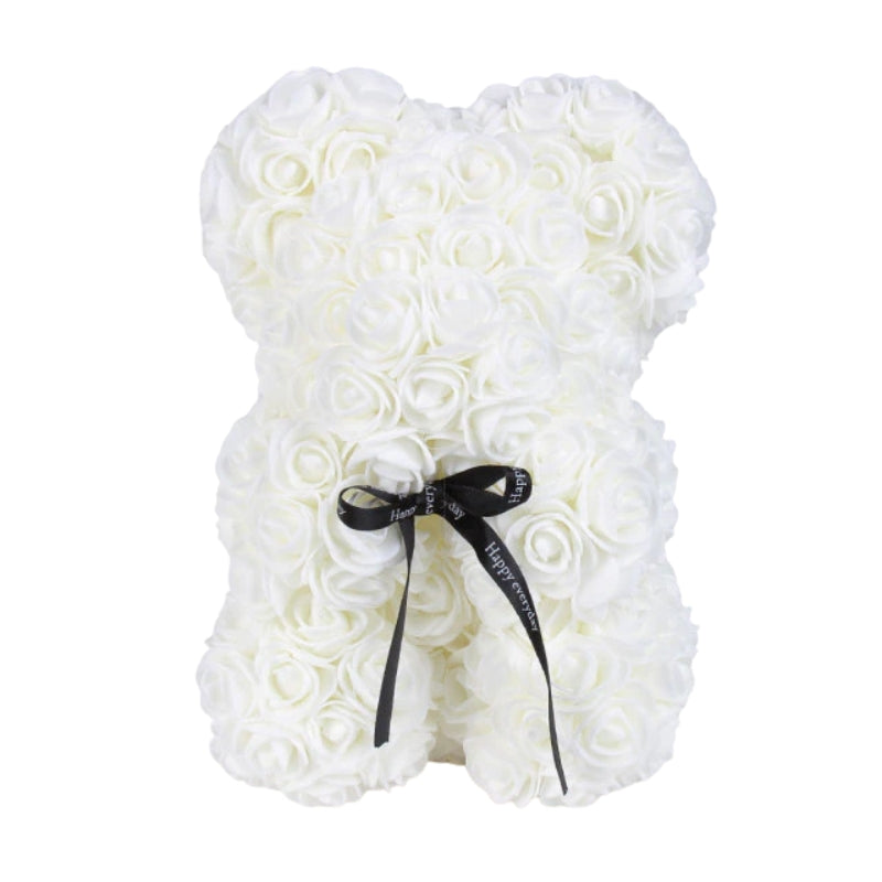 BloomBear – Ours décoratif aux roses en cadeau avec un design réconfortant