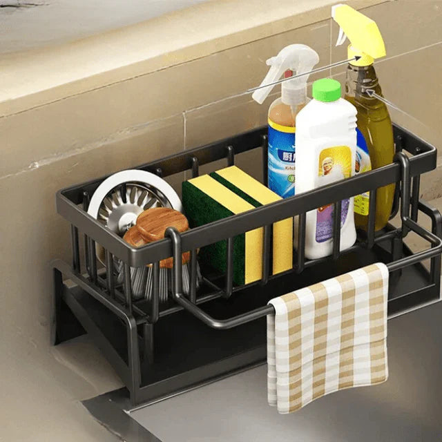 DryEase - Compact dish rack with removable drip tray