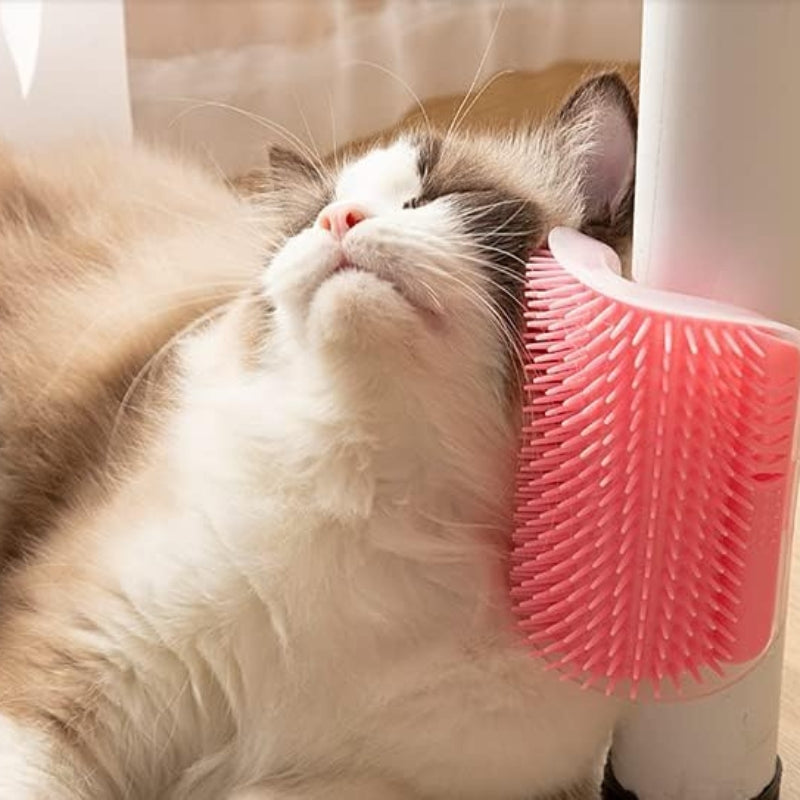 PurrBrush - Spazzola per Gatti con Design a U per Autopulizia