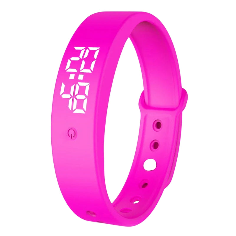 PulseTrack – Smartwatch z alarmami wibracyjnymi i jasnym wyświetlaczem LED
