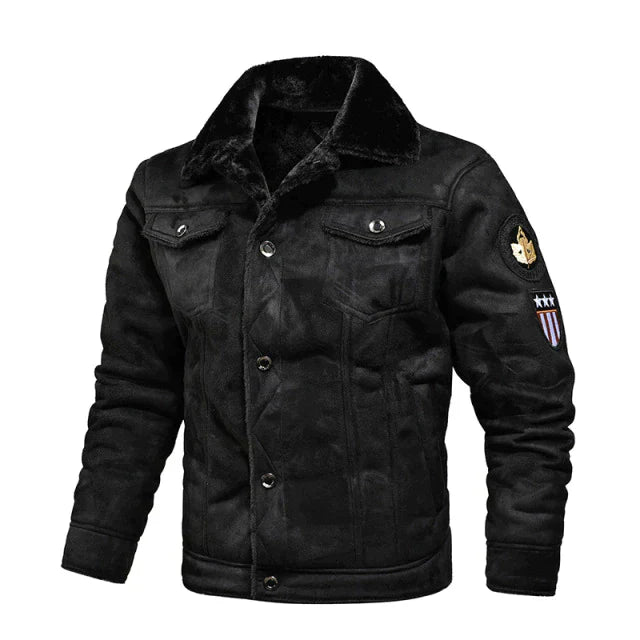 Amry - Manteau chic avec col plié pour une élégance sans effort