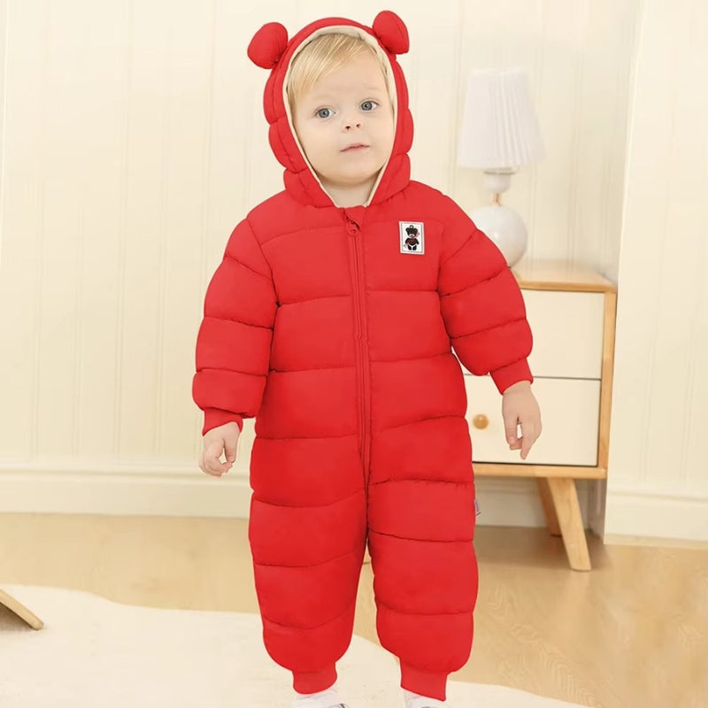 CuddleZip – Body per neonati con Cappuccio e Chiusura Lampo Frontale
