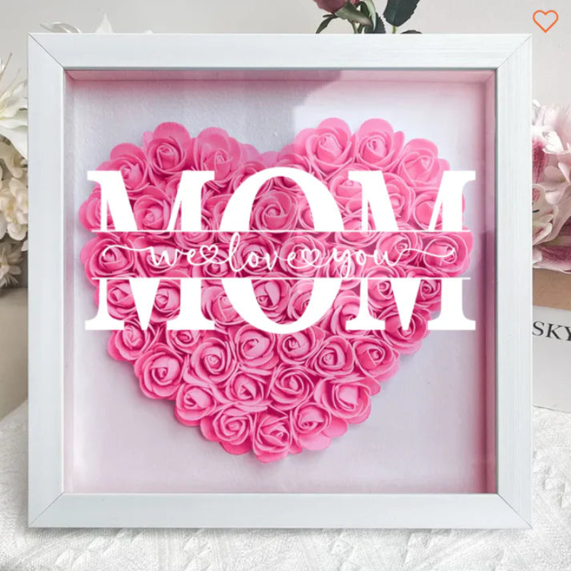 Regalo per la Festa della Mamma | Scatola di Fiori Ispirata al Cuore