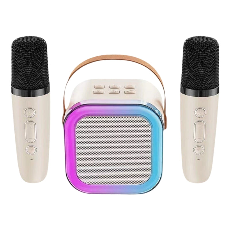 SingWave - Draadloos Mini Karaoke Systeem met Twee Microfoons