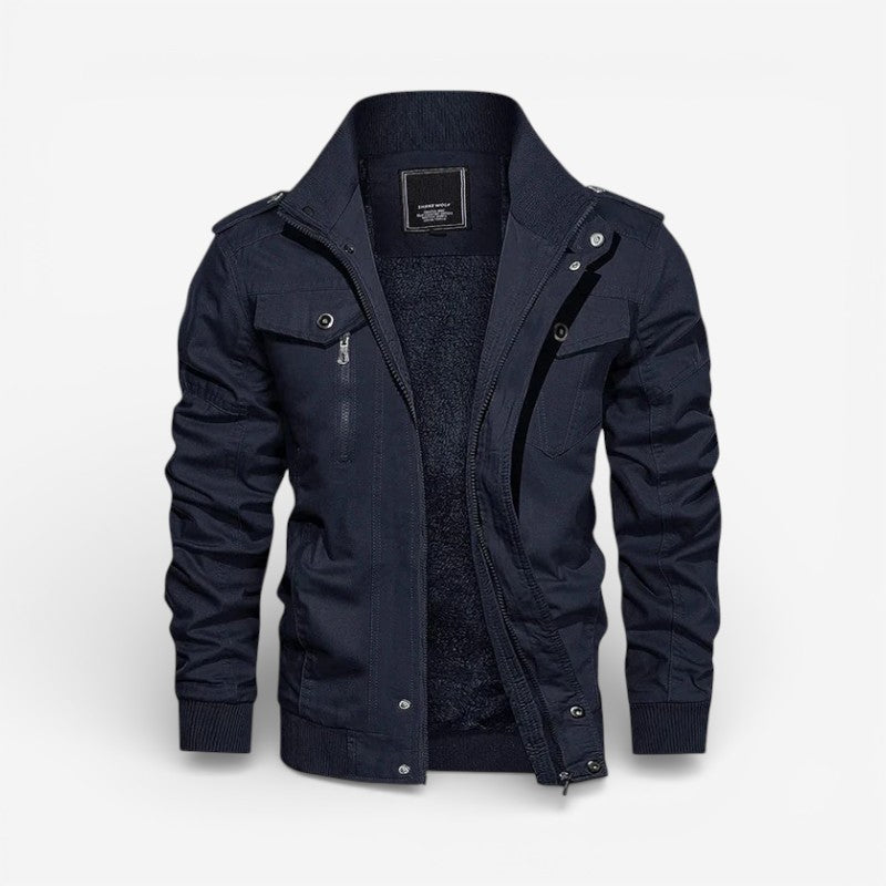 Jenson – Long Sleeve Jacket With Zipper And Pockets