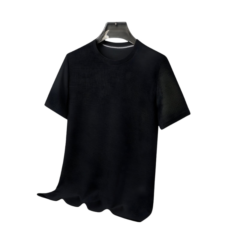 Owen – Tricou cu mâneci scurte și model de tip waffle respirabil