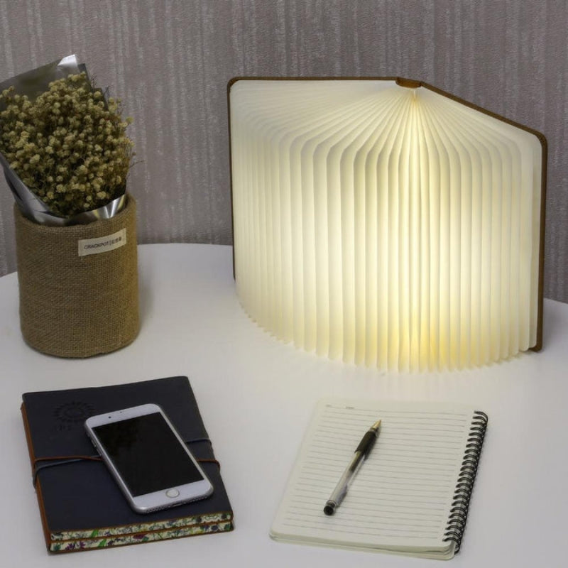 LumiBook – Rechargeable LED Lamp with Foldable Book Design