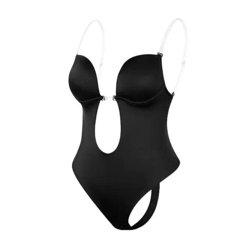 Luna – Stylish bodysuit with deep neckline and adjustable straps