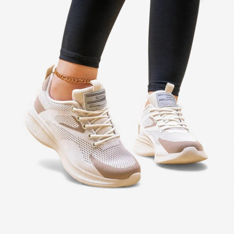 Fenna – Baskets à bout rond lacets et semelle antidérapante
