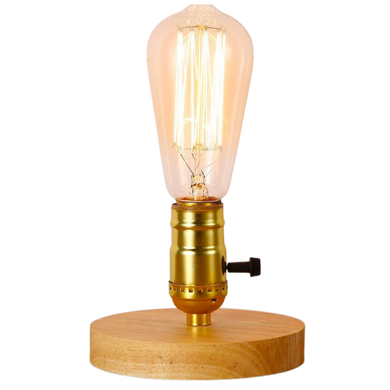 OakCraft – Lampă de masă LED din lemn