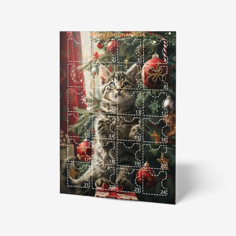 PawCharm – Katten Adventskalender met Hangerontwerp voor Kerstcountdown
