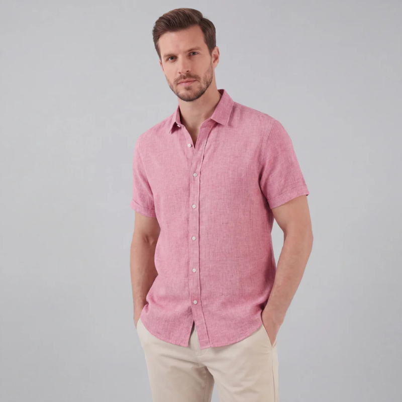 Men's Long Sleeve Button-Front Shirt
