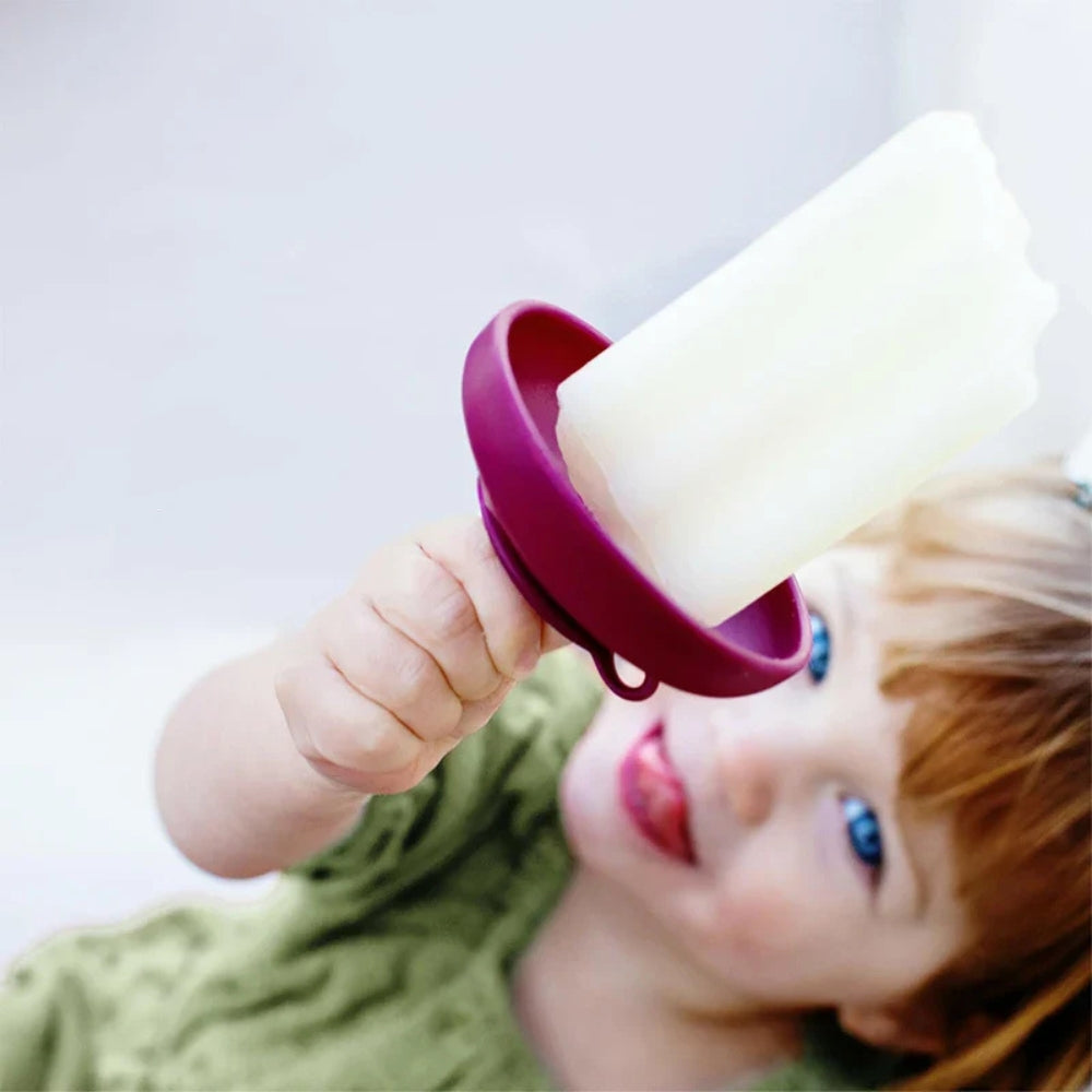 CooliCup - Ręczny uchwyt na lód bez rozlewania z zaokrąglonym kształtem dla dzieci