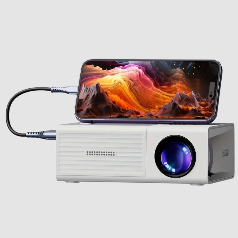 VisionCast – Prenosný mini projektor s jasom 3000 lumenov