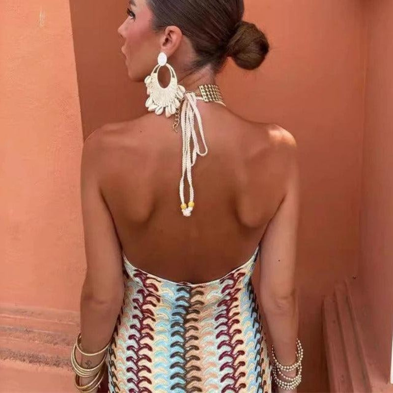 Women’s V-Neck Sleeveless Maxi Dress