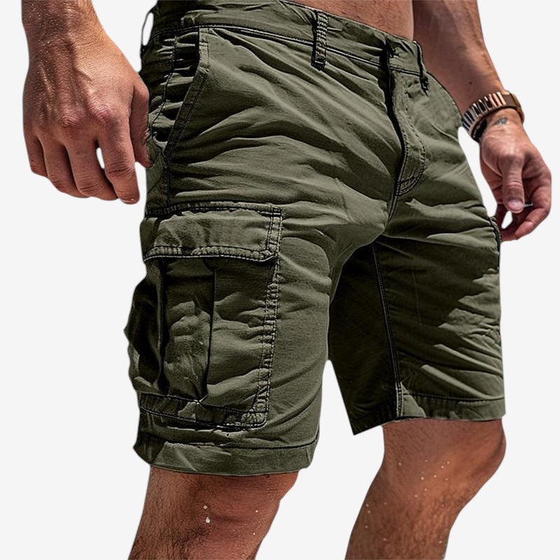 Grant – Shorts cargo multi-poches à coupe ample