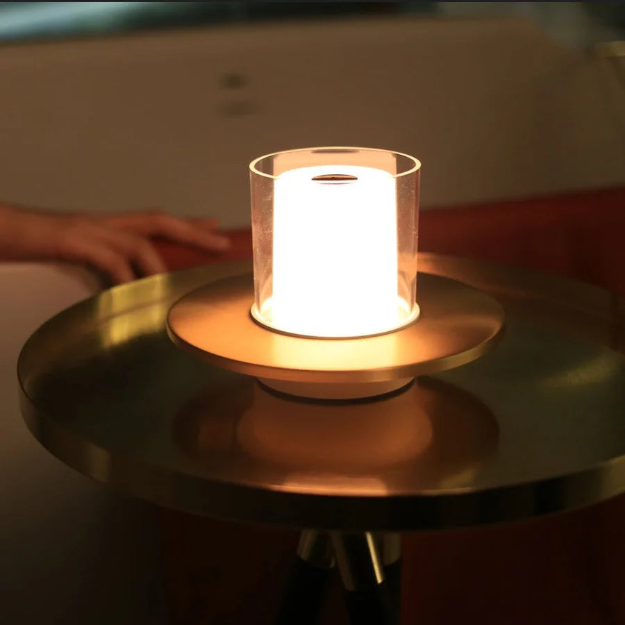 AuraGlow - Stylowa bezprzewodowa lampa z obsługą gestów i nowoczesnym designem