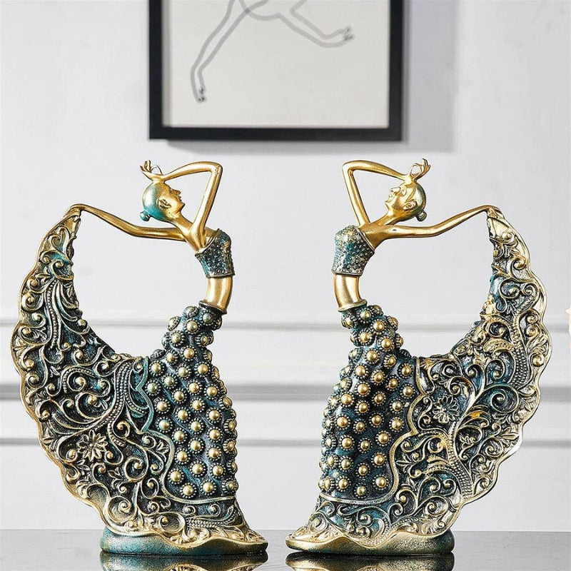 DanceAura – Statuetă de fată dansatoare pentru expunere decorativă