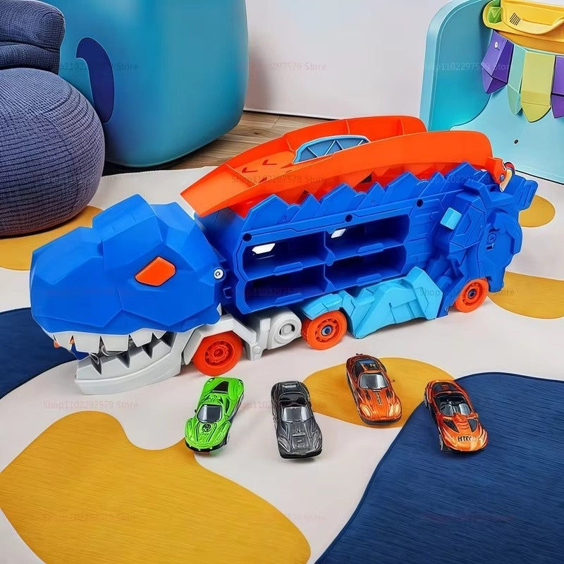 DinoDrive - Mașină de jucărie dinozaur transformabilă pentru copii