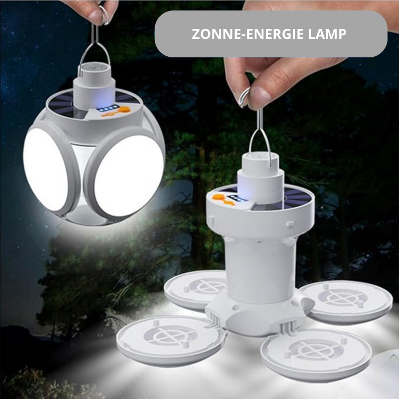 SolarGlow - Lampada LED esterna a risparmio energetico con ricarica solare automatica