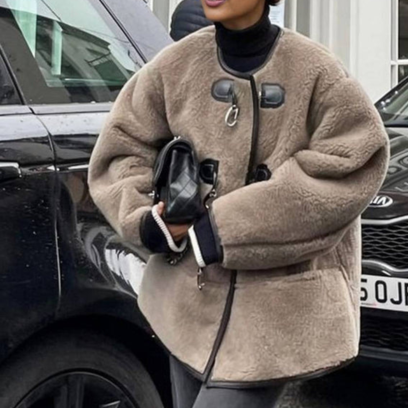 Mackenzie - Manteau à manches longues avec fermeture à boucle