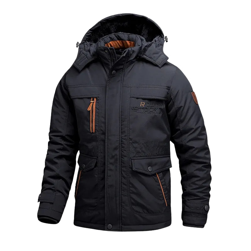 Anthony – Veste Tactique avec Capuche Amovible et Multiples Poches
