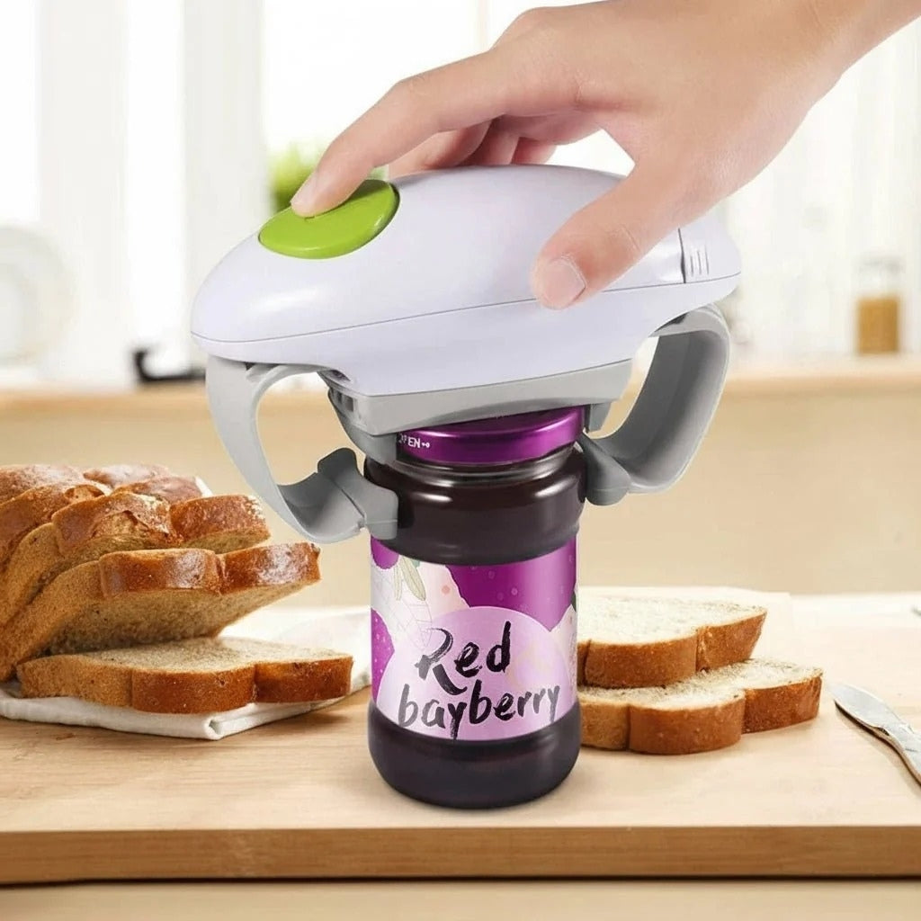 EasyOpen – Electric glass and can opener for kitchen use