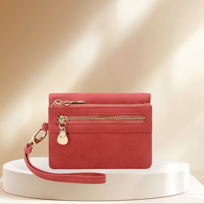 Women Zip-Around Wallet with Coin Purse & Multiple Compartments