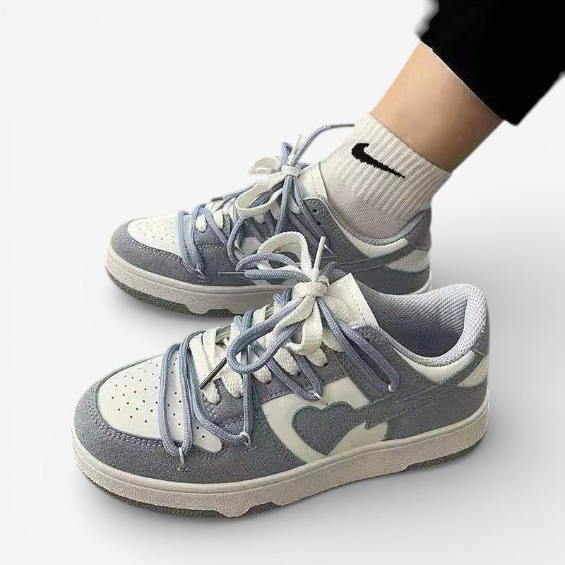 Koryssa – Adidași cu vârf rotund și șireturi | Talpă antiderapantă pentru mers stabil | Purtare casual zilnică | Mărimi 36–40 | Gri, Negru, Verde, Albastru