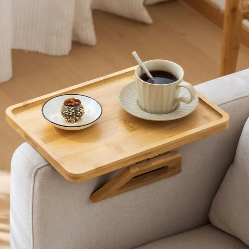 CouchMate – Masă mini pentru canapea cu clemă și design pliabil