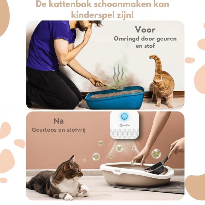 PurrPure™ - Slimme Deodorant Voor Kattenbakvulling
