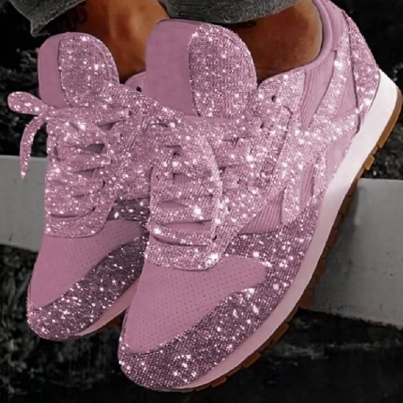 Elara – Sneakersy antypoślizgowe z okrągłym noskiem i sznurowaniem
