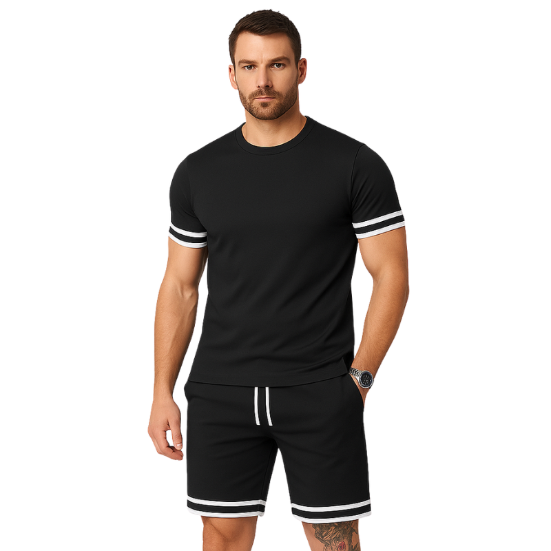 Albert – Set 2 pezzi con t-shirt a maniche corte e pantaloncini
