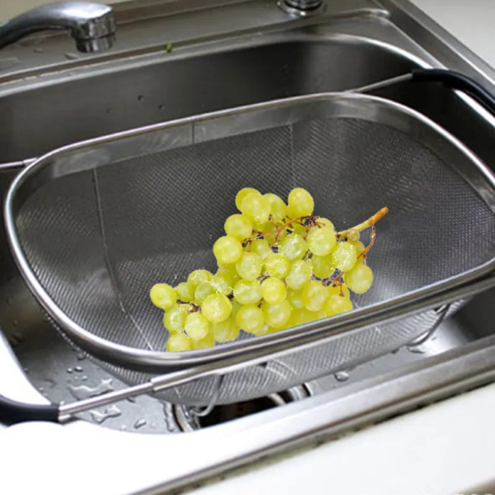 SinkEase – Adjustable sink drain basket with expandable fit and efficient water flow design