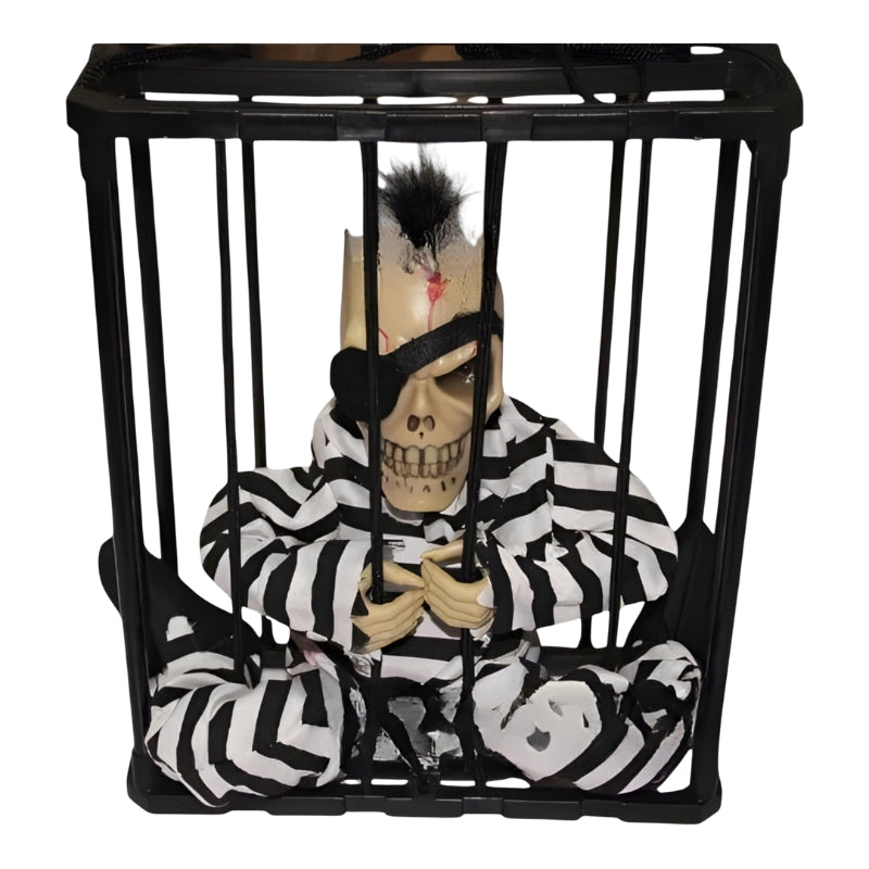 FrightCorp – Beszélő animatronikus börtöncsontváz világítással és hanggal