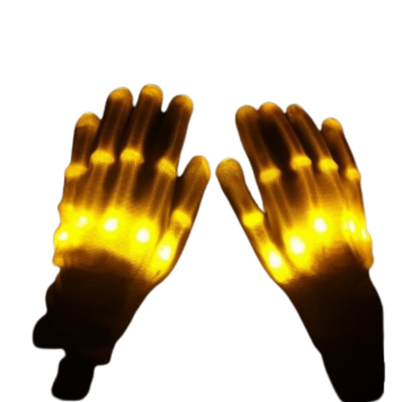GlowHands - Gants lumineux LED néon pour fêtes et événements