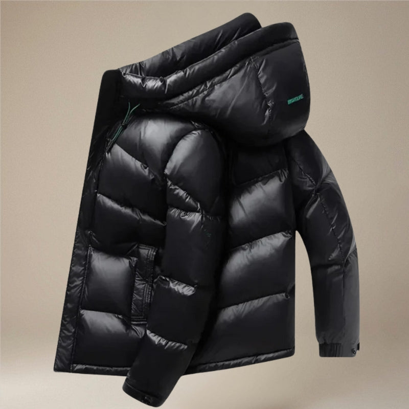 Mason – Giacca trapuntata a maniche lunghe con cappuccio e zip | Chiusura con zip a tutta lunghezza | Strato comodo per il clima fresco | Taglie M–4XL | Rosso, Nero