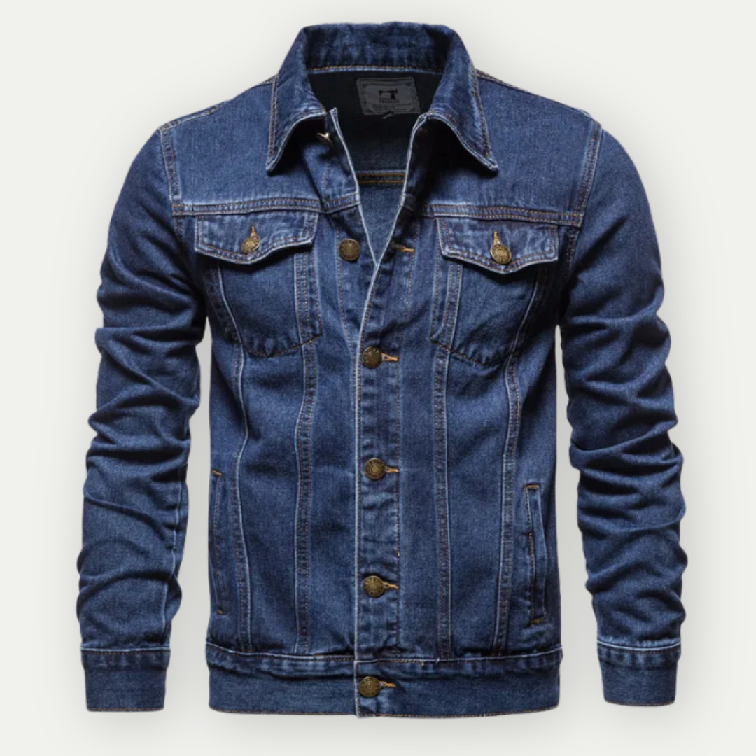 DenimCraft - Jachetă clasică din denim pentru bărbați