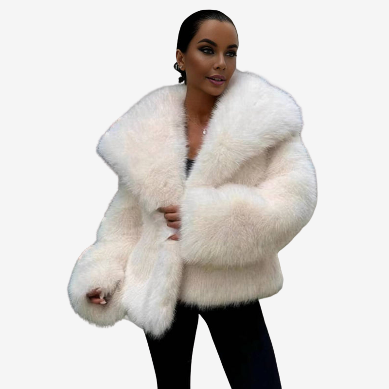 Arabella – Long Sleeve Oversized Jacket with Lapel Collar