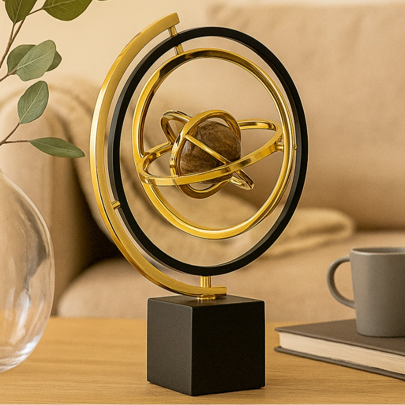 FormHaven – Moderní sochařský akcent s hladkým základem a minimalistickým designem pro interiérovou dekoraci
