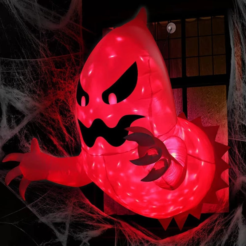 PhantomGlow – Fantomă gonflabilă de Halloween cu iluminare LED