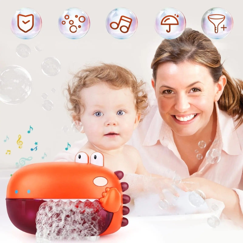 BubbleBeats – Jucărie de baie dinozaur cu generator de bule și efecte muzicale jucăușe