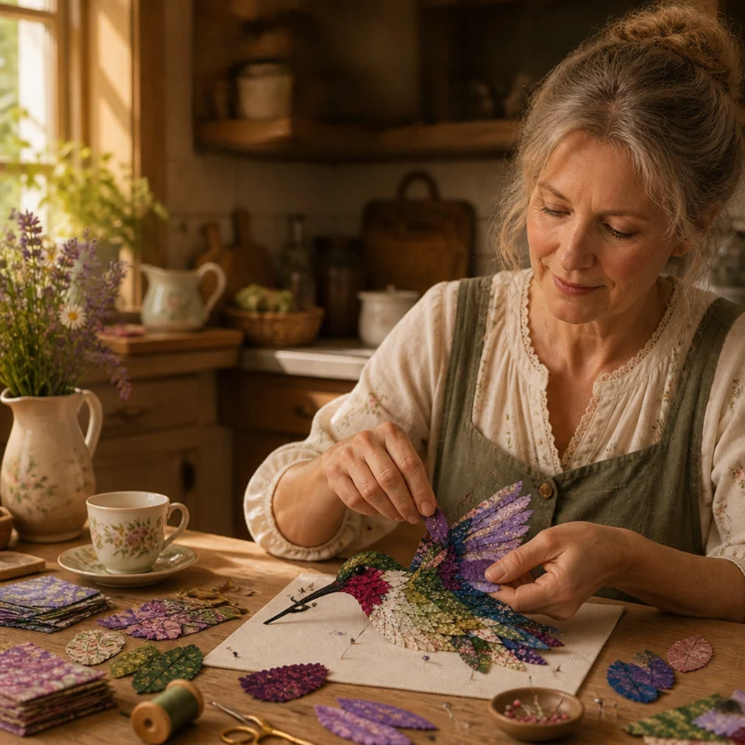 FeltFeathers - Diy Bird Pattern Kit With Layered Design