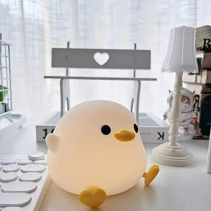 GlowDuck – Lampada notturna con sensore touch e colori RGB