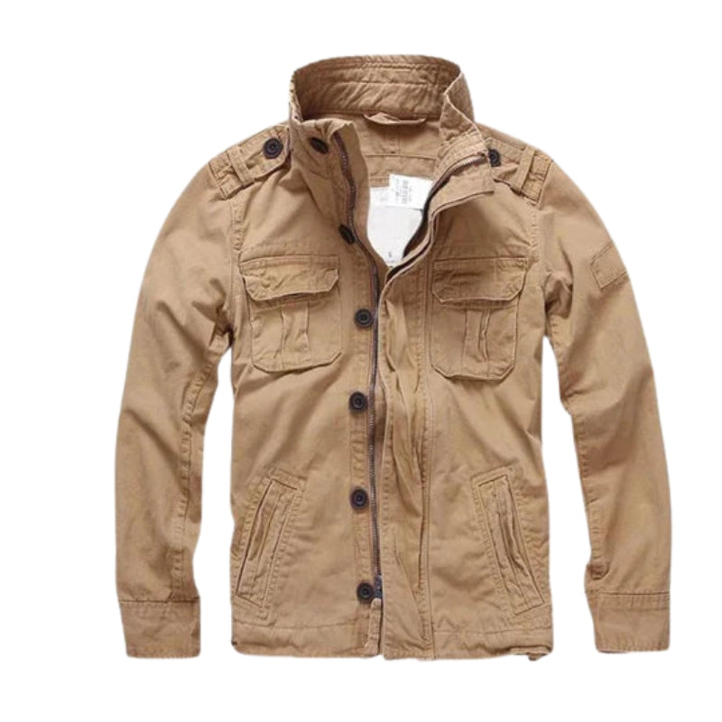 Christian – Giacca con Zip e Maniche Lunghe con Tasche Multiple
