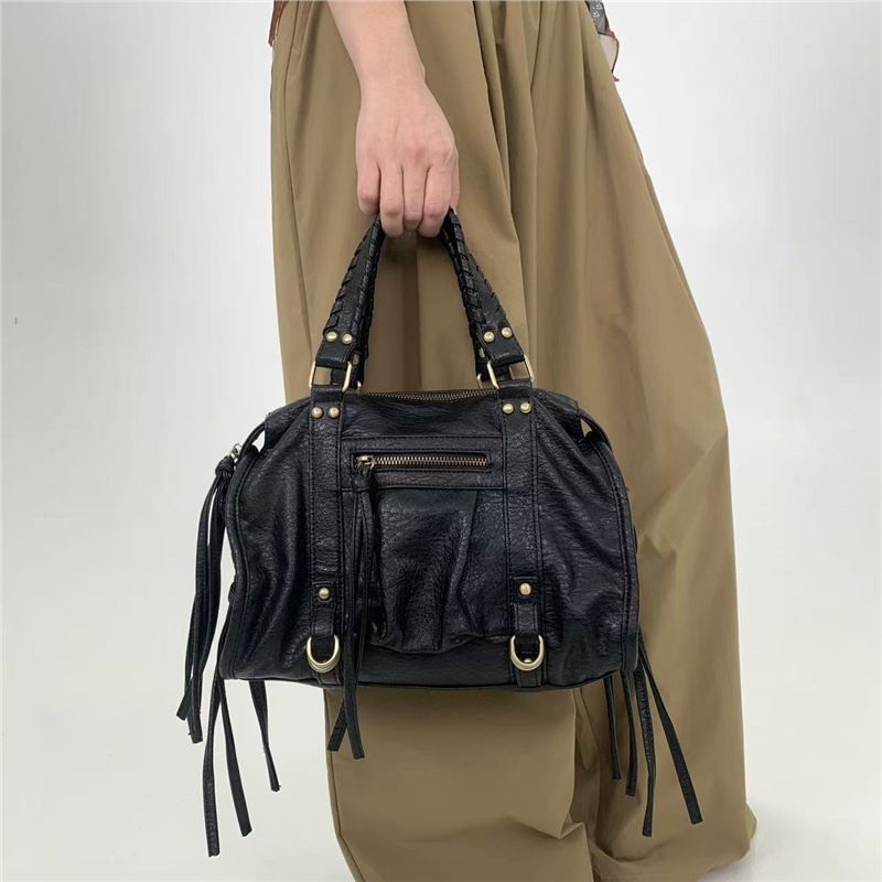 Borsa a spalla regolabile da donna con doppi manici