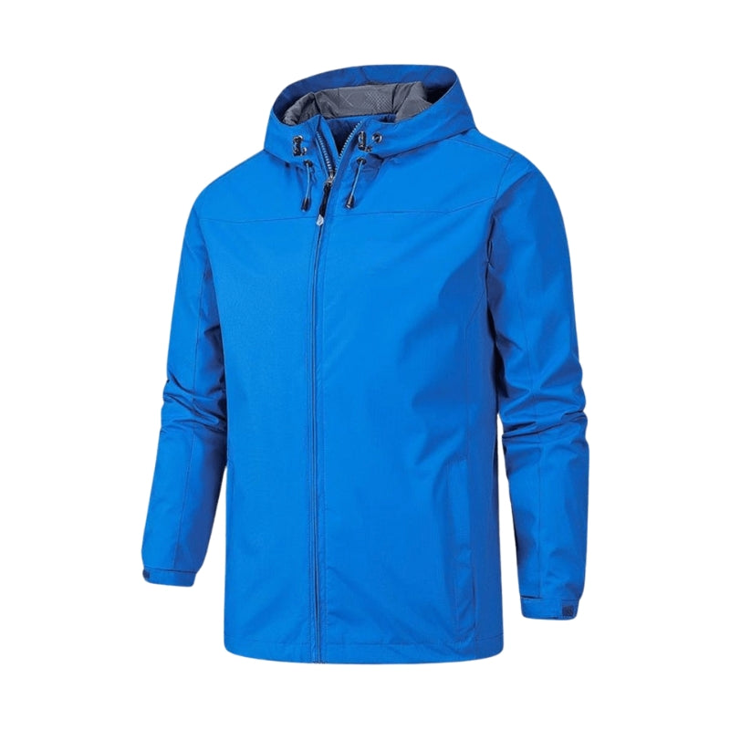 Ryan - Waterproof Jacket with Adjustable Hood and Zipper Closure