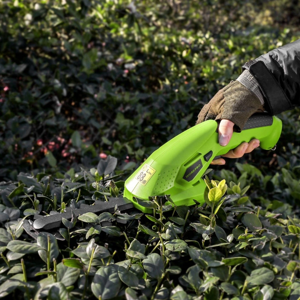 TrimMaster - Tagliasiepi senza filo con design leggero e facile utilizzo con una mano